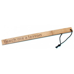 Generique Paddle en bambou Teach Me a Lesson 40cm